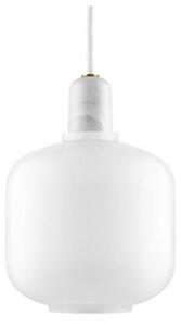 Závěsná svítidlo Normann Copenhagen, Bílá, Obývací pokoj, Sklo