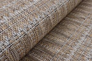 Makro Abra Kusový koberec Sisal MELISSA KF89A hnědý béžový Rozměr: 60x200 cm