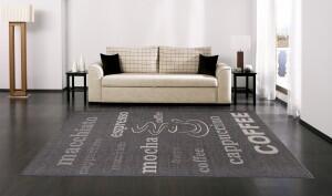 Balta Kusový koberec Sisal Floorlux 20220 Popisy Black / Silver Rozměr: 160x230 cm