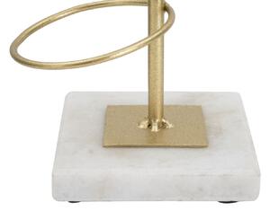 Zlatý stojan na svíčku Mauro Ferretti Rodol, 14x13x46 cm