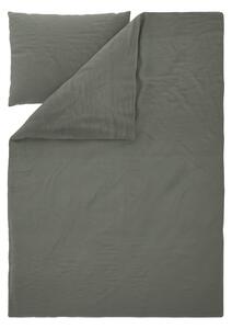 Livarno® Ložní povlečení s podílem lnu, 140 x 200 cm, 70 x 90 cm (zelená) (100406464003)