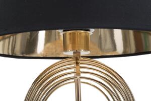 Stolní lampa Mauro Ferretti Diam Tall, 32,5x53,5 cm, zlatá/černá