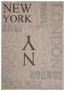 Makro Abra Kusový koberec Sisal MELISSA KH79A New York hnědý béžový Rozměr: 200x290 cm