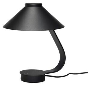 Stolní lampa Hübsch, stmívatelné, Černá, Obývací pokoj, Kov
