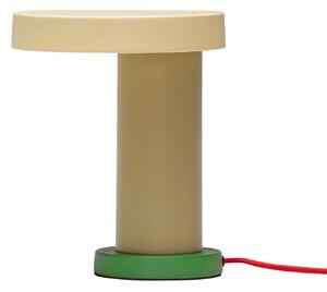 Stolní lampa Hübsch, Magic, stmívatelné, Béžová, Obývací pokoj, Kov, Design