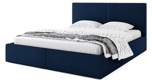 Čalouněná postel NICKY 2, 140x200, modrá