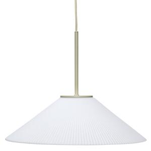 Závěsná svítidlo Hübsch, Solid, Béžová, Jídelna, Sklo, Design