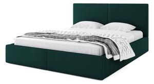 Čalouněná postel HILTON 2, 160x200, zelená