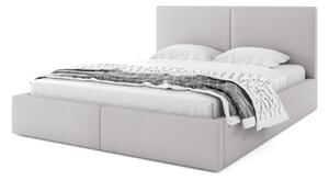Čalouněná postel NICKY 2, 180x200, šedá