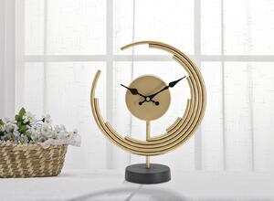 Stolní hodiny Mauro Ferretti Trophy, 25x10x30 cm, zlatá/černá