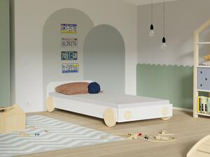 Benlemi Dětská jednolůžková postel MODULAR ve tvaru auta Rozměr: 90x200 cm, Varianta: S jedním čelem