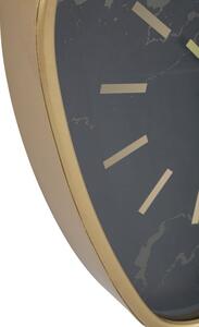 Nástěnné hodiny Mauro Ferretti Trius, 40x6x38 cm, černá/zlatá