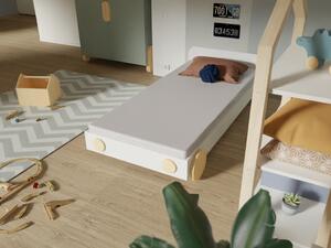 Benlemi Dětská jednolůžková postel MODULAR ve tvaru auta Rozměr: 90x200 cm, Varianta: S jedním čelem