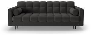 Tmavě šedá rozkládací/s úložným prostorem pohovka 222 cm Bali – Cosmopolitan Design