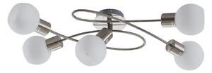 Stropní Lampa Lindby, Elaina, stmívatelné, Metalická, Obývací pokoj, Kov, Moderní