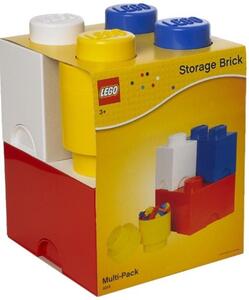 Lego® Sada čtyř pestrých úložných boxů LEGO® Storage