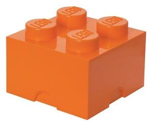 Oranžový úložný box LEGO® Smart 25 x 25 cm