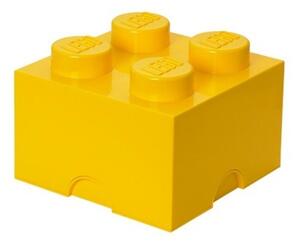 Žlutý úložný box LEGO® Smart 25 x 25 cm