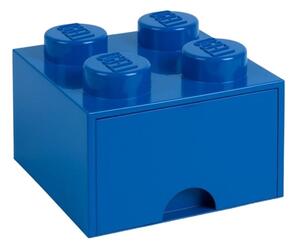 Tmavě modrý úložný box LEGO® Storage 25 x 25 cm