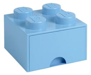 Světle modrý úložný box LEGO® Storage 25 x 25 cm
