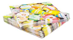 Altom Velikonoční papírové ubrousky, barevné kraslice, 20 kusů