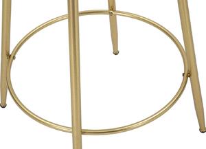Zlatý barový stolek Mauro Ferretti Circle 60x105 cm