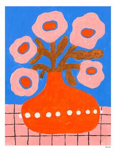 The Poster Club Plakát Flowers In a Pearl Vase by Madelen Möllard A4 (21x27cm)