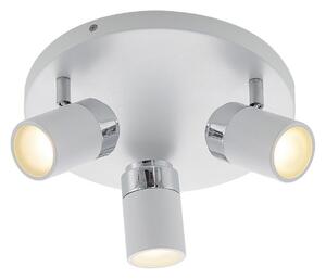 Stropní Lampa Lindby, Kardo, stmívatelné, Bílá, Obývací pokoj, Kov, Moderní