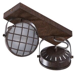 Stropní Lampa Lindby, Tamin, stmívatelné, Hnědá / Rezavá, Obývací pokoj, Kov, Industriální design