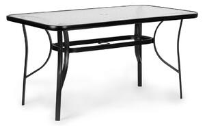 MODERNHOME Zahradní stůl WAVE 140x80 cm černý