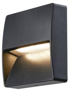 LA 1002869 DOWNUNDER OUT square WL, Outdoor, nástěnné vestavné LED svítidlo, antracitové, 3000K - BIG WHITE (SLV)