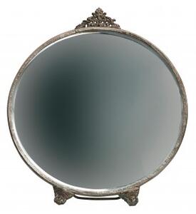 DEEEKHOORN Zrcadlo stolní kulaté POSH ,metal-antická mosaz 800865-B
