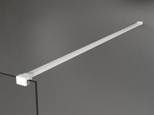 Mexen Kioto, Walk-In sprchová zástěna 70 x 200 cm, 8mm sklo námraza, bílý profil, 800-070-101-20-30