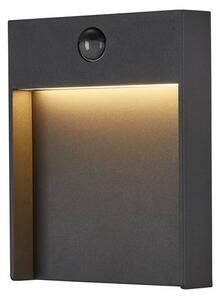 LA 1002954 FLATT SENSOR Outdoor, nástěnné LED svítidlo, 3000K, IP65, antracitové - BIG WHITE (SLV)