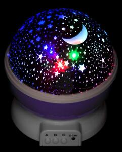 LED Star Light projektor noční oblohy - fialová