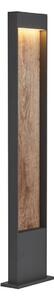 LA 1002959 FLATT POLE 100 Outdoor, stojací LED svítidlo, 3000K, IP65, antracitové/hnědé - BIG WHITE (SLV)