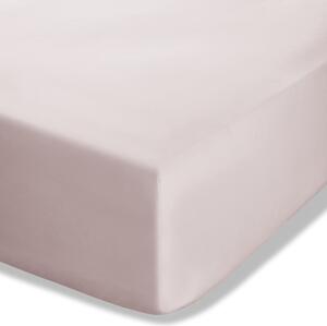 Světle růžové napínací perkálové prostěradlo 150x200 cm Easy Iron Percale – Catherine Lansfield