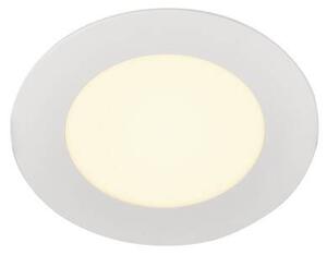 LA 1003008 SENSER 12 Indoor, stropní vestavné LED svítidlo kruhové, bílé, 3000K - BIG WHITE (SLV)