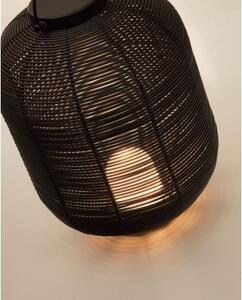 SARANELLA přenosná stolní lampa černá