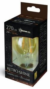 Spectrum LED LED žárovka Edison E-27 230V 2W LED teplá bílá