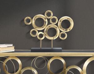 Zlatá stolní dekorace Mauro Ferretti Energy A, 49x7x41 cm