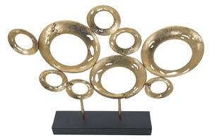 Zlatá stolní dekorace Mauro Ferretti Energy A, 49x7x41 cm