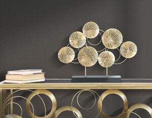 Zlatá stolní dekorace Mauro Ferretti Energy C, 56x7x43 cm