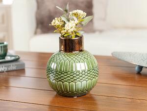 Madame Coco Kulatá váza, 14 cm, Ruban Barva: Zelená
