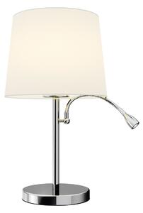 Stolní lampa Lindby, Benjiro, Metalická, Obývací pokoj, Tkanina / Textil, Moderní