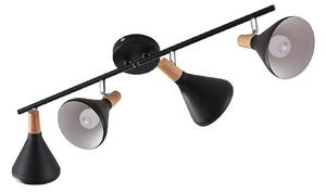 Stropní Lampa Lindby, Arina, stmívatelné, Černá, Ložnice, Kov, Moderní