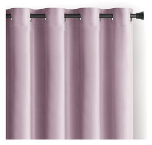 Světle růžový sametový dimout závěs 140x245 cm Eyelets – Restilo