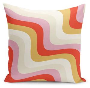 Povlak na polštář 43x43 cm Creamy Raspberry Swirl – Mila Home