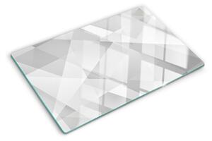 Skleněná krájecí deska Geometrie v odstínech šedé ddk-nr-wm-00005921