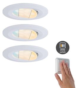 P 92999 HomeSpa LED vestavné svítidlo Calla IP65 1x5,5W 230V WhiteSwitch výklopné 3ks sada včetně sv. zdroje - PAULMANN
